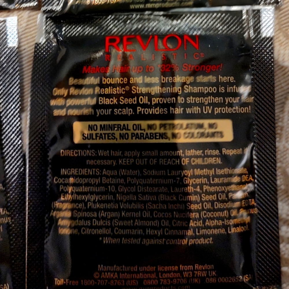 🖤 Shampoo Sample Set of 20 - Revlon Realistic Black Seed Oil Strengthening 10ml - Picture 10 of 11
